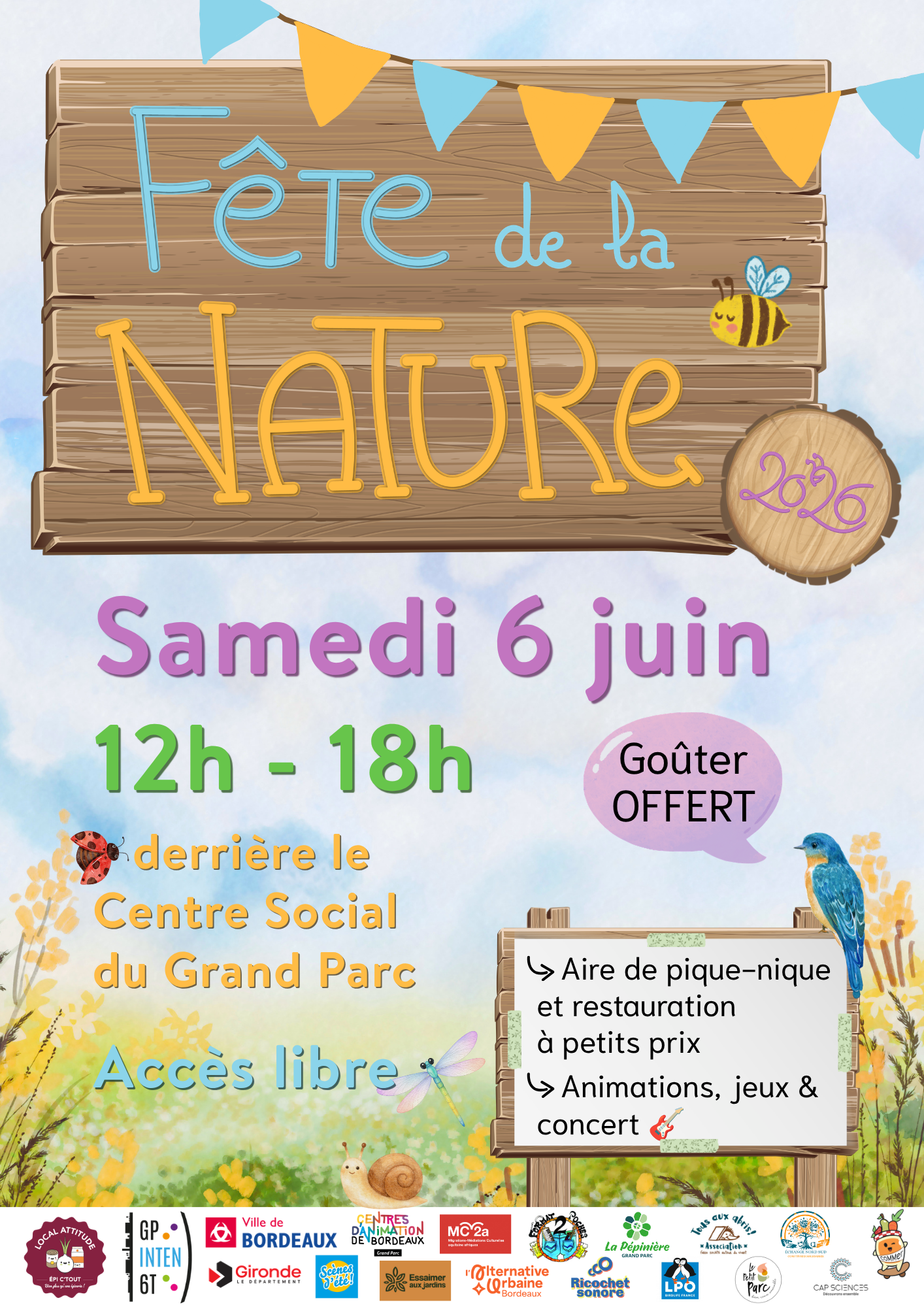 Affiche pour la fête de la nature