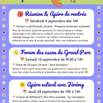 Planning des animations de Septembre 2026 à Local'Attitude